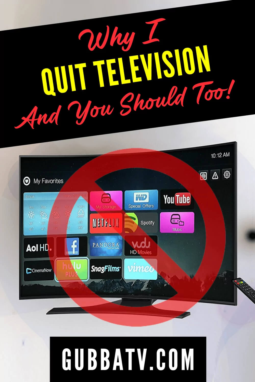 Why I Cancelled Television And You Should Too!