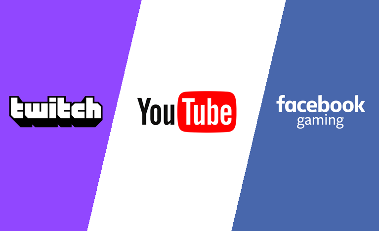 twitch youtube facebook gaming