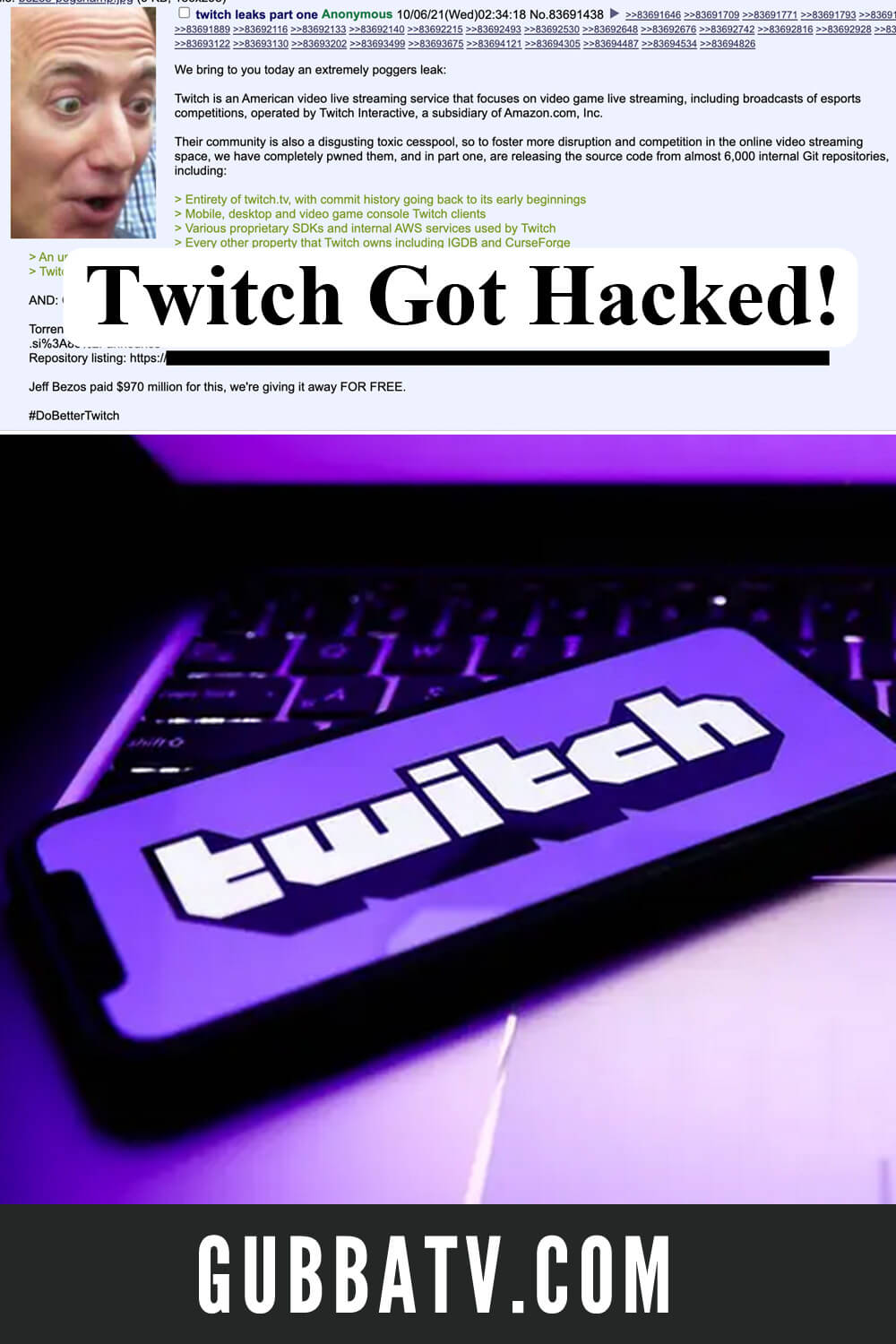 Twitch Hacked Part One Of The Massive Leak